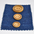 Button - Wood ‘Pie Crust’ – 25mm